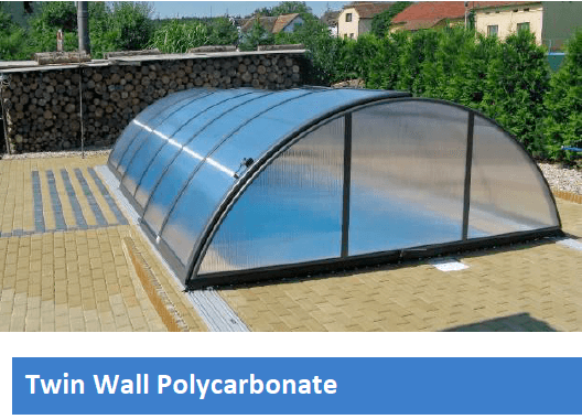 Example of Twin Wall Polycarbonate Panels