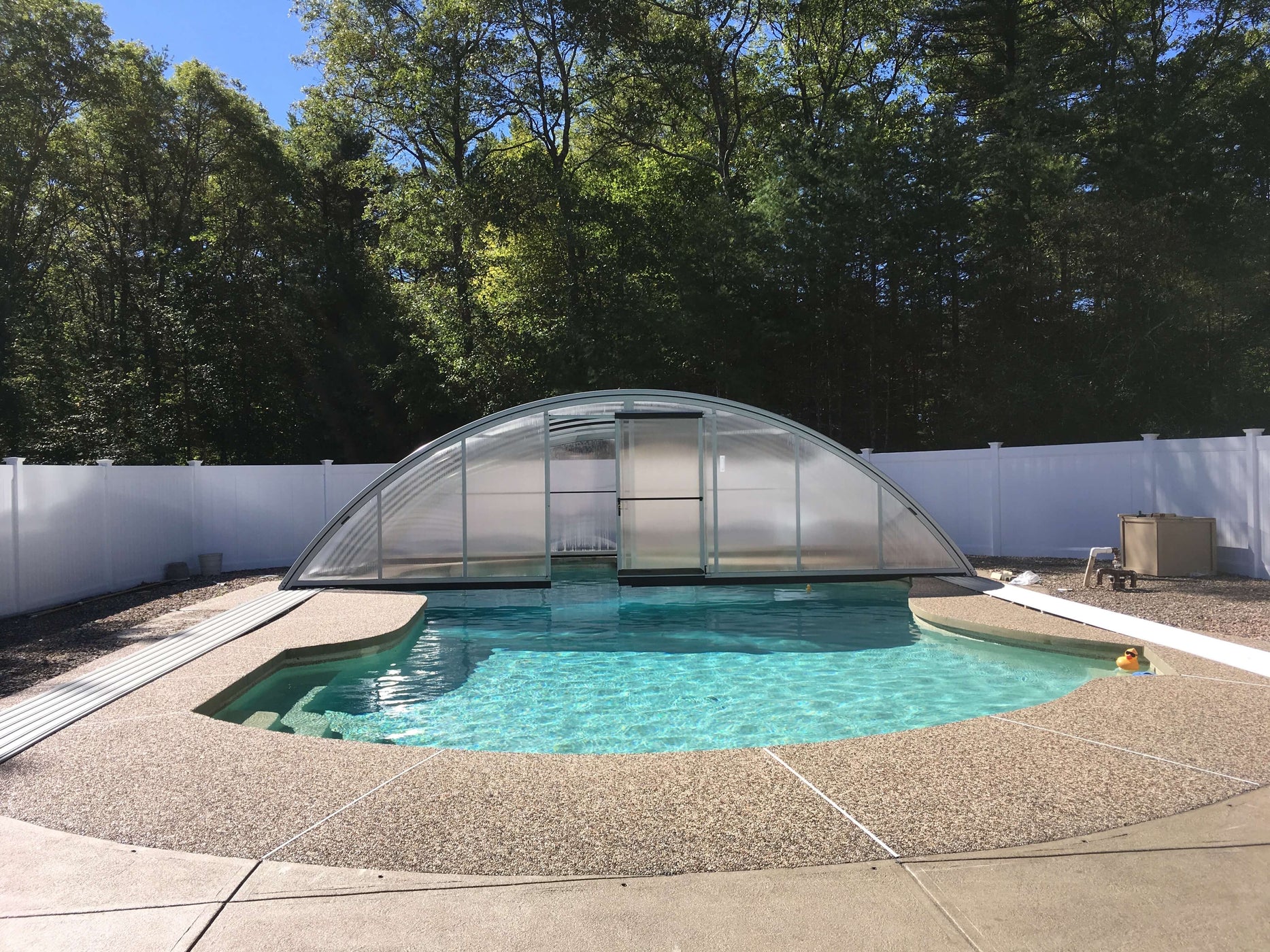 Pool & Spa Enclosures Universe Retractable Pool Enclosure — Enhanced