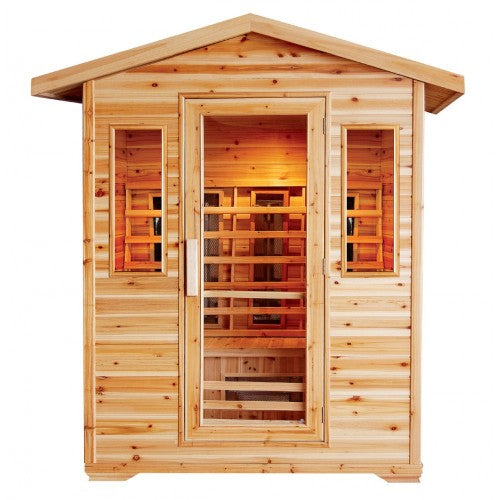 Sunray 4 Person Cayenne HL400D Outdoor Infrared Sauna