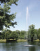 Scott Aerator Jet Stream Fountain closeup of fountain spout height