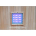 Sunray 1 Person Sedona HL100K Indoor Infrared Sauna chromotherapy lighting