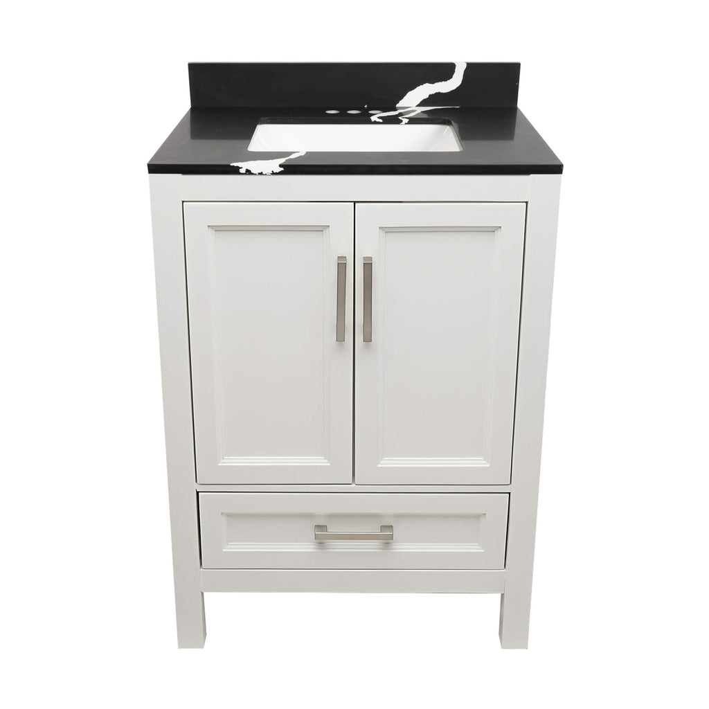 25 inch Wide Bathroom Vanity with Sink — Enhanced Leisure