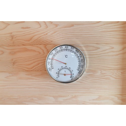 Sunray 3 Person Southport HL300SN Indoor Traditional Sauna hygrometer
