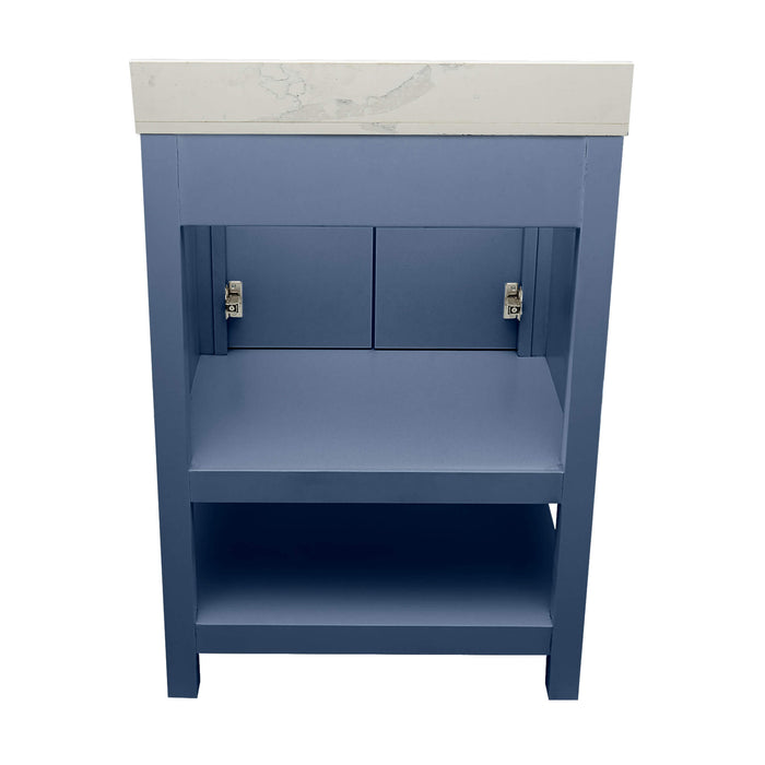 Ella Taos Navy Blue Bathroom Vanity Quartz Top (25 inch)